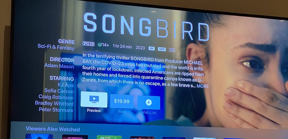 Way way way way way way way way too soon, Songbird.