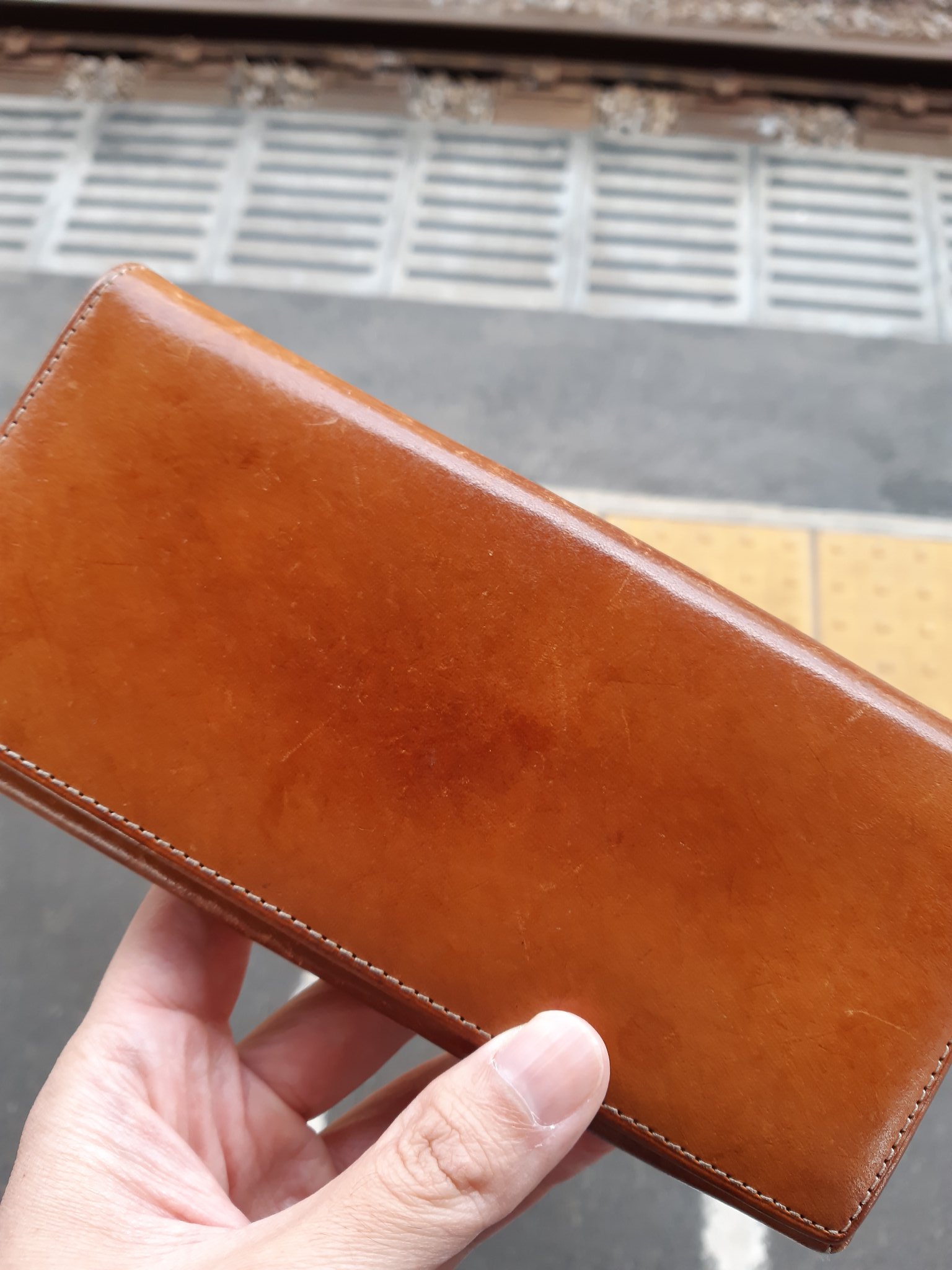 MUJI (無印良品) - 週末限定sale MUJI ヌメシュリンク革 L