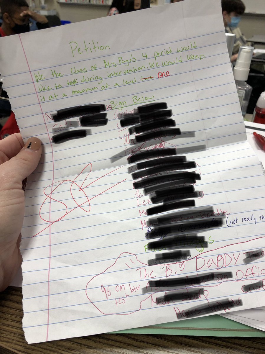 MrsPageUSHist's tweet photo. You know the book “If You Give a Mouse a Cookie”? Today I learned “If you give students knowledge of the Bill of Rights, they’re eventually going to petition you for their own classroom rights.” 😂 How could I say no? https://t.co/cwR2NLhcuJ