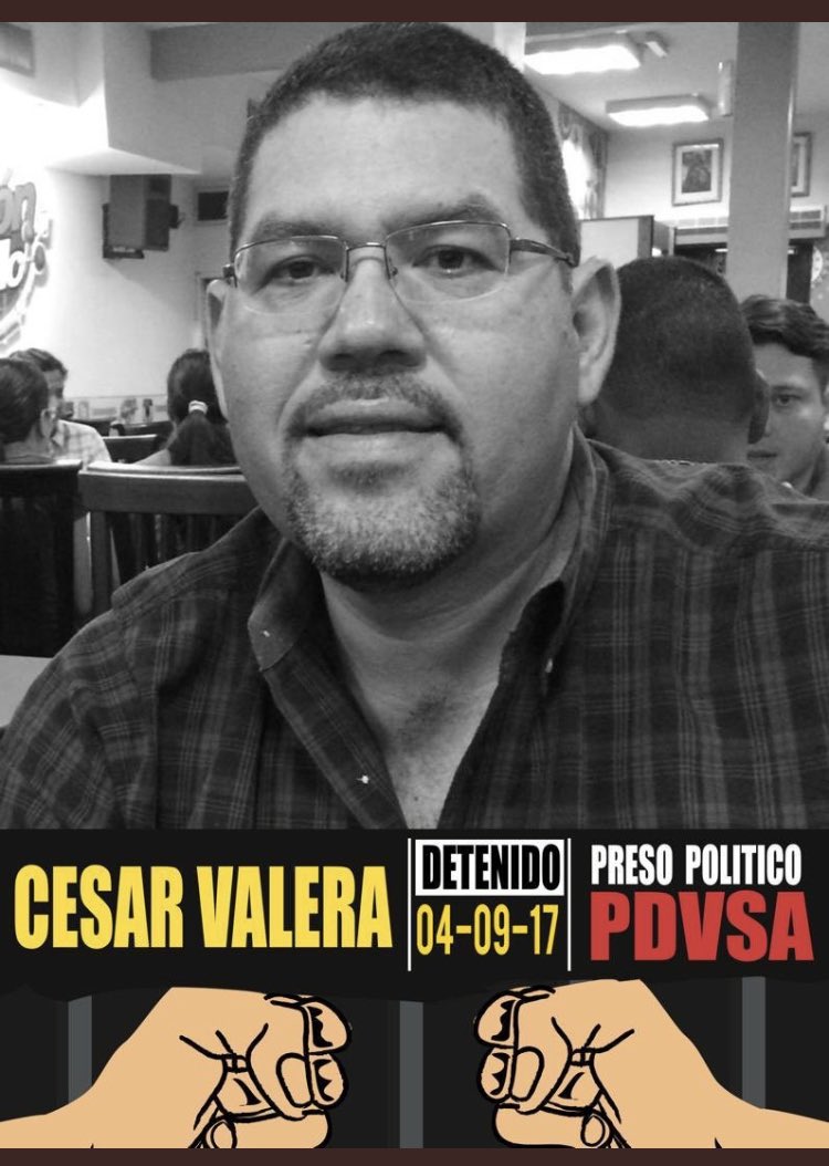 VALERACS's tweet photo. Exigimos por amor a Dios revisen el caso de los trabajadores PDVSA OCCIDENTE en especial mi hermano CÉSAR VALERA separado de nuestra familia ya más de 3 años  GENTE INOCENTE “AYUDA AYUDA “ medidas humanitarias están enfermos desnutridos en peligro mortal ⁦@TarekWiliamSaab⁩ https://t.co/GXR8PVKpuH