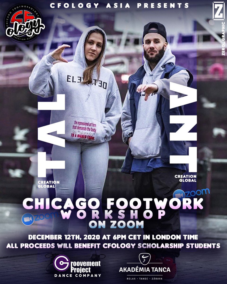 Last minute sign up for our Fundraiser class w/ <a href="/AnthonyArtefakt/">Anthony Sugarmann</a> &amp; <a href="/taliasugarmann/">Talia</a> is available!! Such a good way to spend your Saturday!! Get your heart pumping to a good cause❤️
Partnered w/ <a href="/GPDanceCompany/">Groovement Project</a>  &amp; Akademia Tanca!
Signup: bit.ly/cfologyfund 

#chicagofootwork