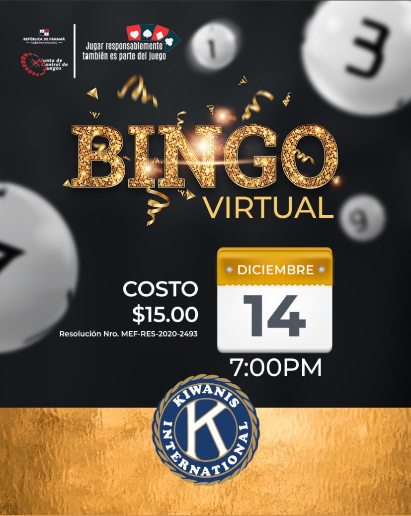 PerlitasKiwanis's tweet photo. Si te gusta el #Bingo llegó la oportunidad de ganar dinero en efectivo a través de este Bingo Virtual!
Contáctame por esta vía!
Tu donación es deducible del Impuesto sobre la renta.
Aún quedan boletos. https://t.co/bL0X0nZkPA