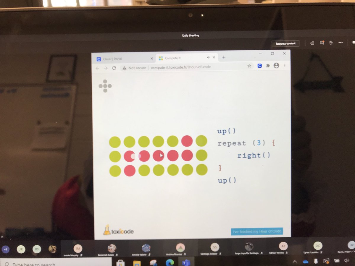gmorales_BNES's tweet image. #HourOfCode2020 Roadrunners coding and showing their creativity! ⁦@CFierro_RES⁩ ⁦@JReyes_RES⁩ ⁦@RobertRRojas_ES⁩ ⁦@VAcevedo_RES⁩
