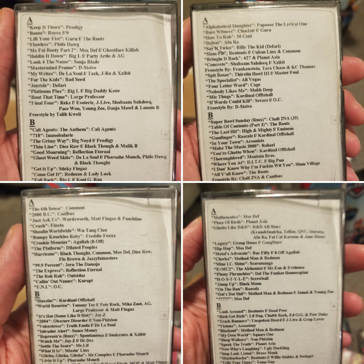 TheQuestions15's tweet image. I sadly got rid of my CDs & vinyl, but I found a bunch of old tapes - including the GD (my initials) mixtape series, where I would pull songs from multiple radio shows. I would type/print the tracklist & do it monthly. Spent countless hours doing this. A true labour of love 🤣🤣
