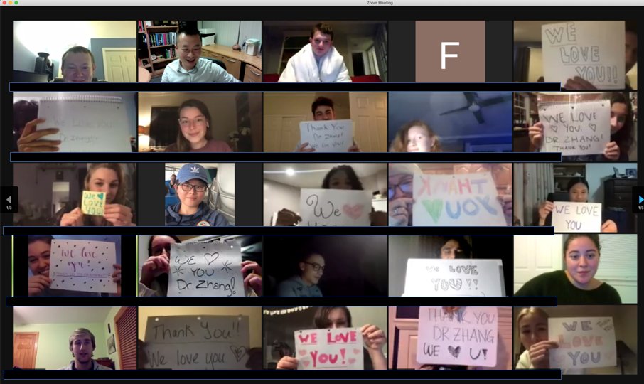 chem_110b's tweet photo. Wonderful message from CHEM110B students!  Thanks back to you for a great semester! https://t.co/TtUauHHx2E