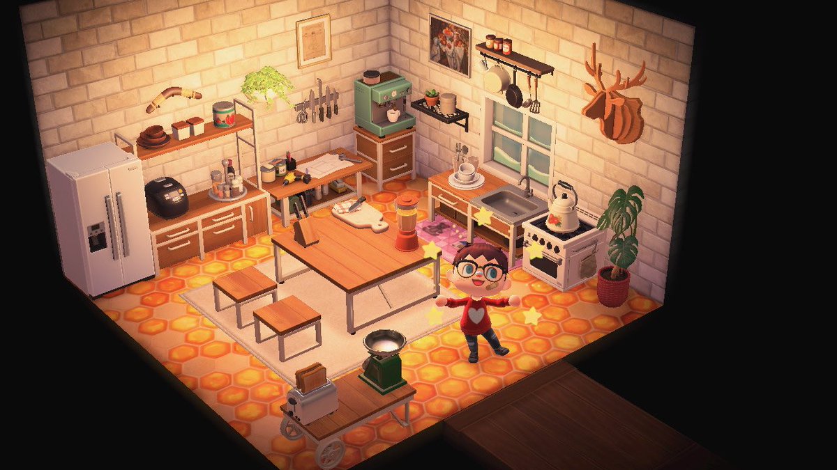 shaunamaee's tweet photo. my animal crossing kitchen!!! one of my fav room designs <3
#acnh #ACNHDesign #acnhkitchen #AnimalCrossingNewHorizon https://t.co/AaXrHhxfvm
