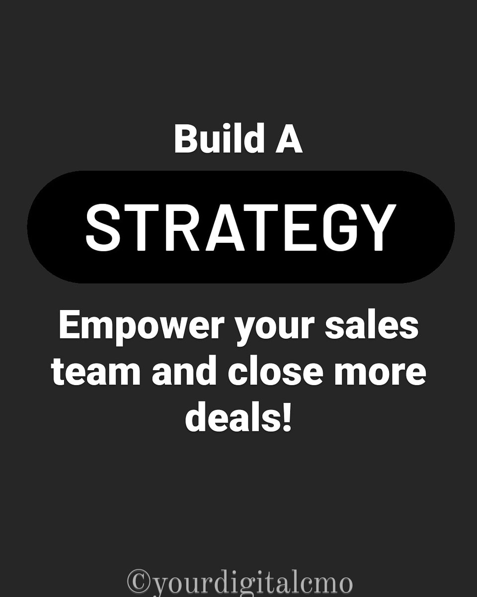 yourdigitalcmo's tweet photo. Build a Strategy
Close more deals!
#digitalmarketing #seo #sem #socialmediamarketing #digitalmarketingtips #yourdigitalcmo #digitalcmo #marketing #marketingdigital #marketingstrategy #marketingtips #strategy #marketingstrategy https://t.co/ShVzoTkZ3T