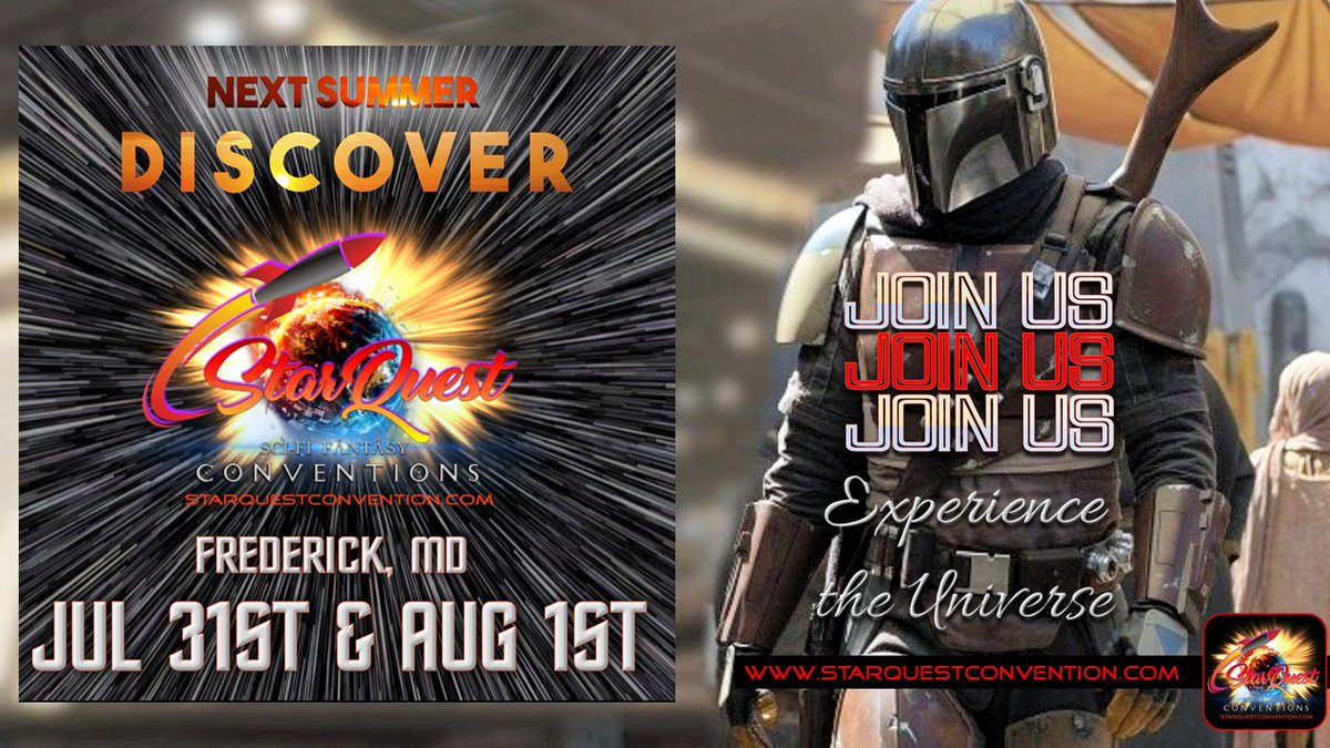 StarquestFredmd's tweet photo. #frederickMD #TheMandalorian #StarWarsSquadrons #StarWarsCelebration #starwarsart #StarWarsRebels #StarWarsVisions #StarWarsTheHighRepublic #starwarsclonewars "This is the Way" to the best weekend of your life! https://t.co/8t3IdiAIb8 https://t.co/tnfsq59UFL