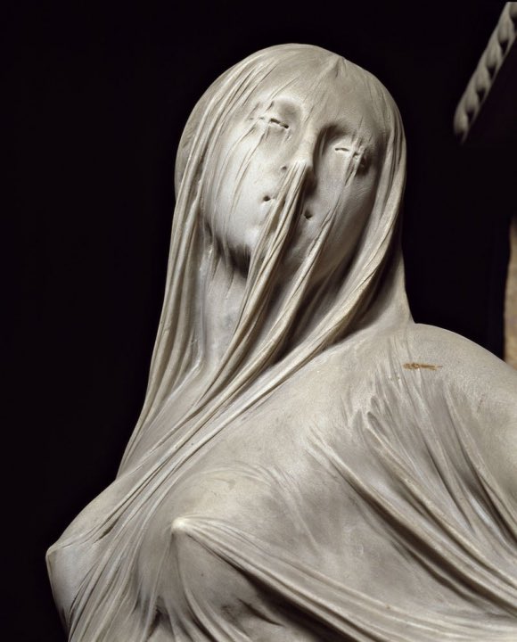 SaraEscribe's tweet photo. En 1751 Antonio Corradini, un severo alquimista, convirtió el mármol en seda. Pudicizia (la velata), gloria que usted podrá apreciar en la Cappella Sansevero de Napoli, Italia -dónde si no-. https://t.co/3NPn1HjEoH