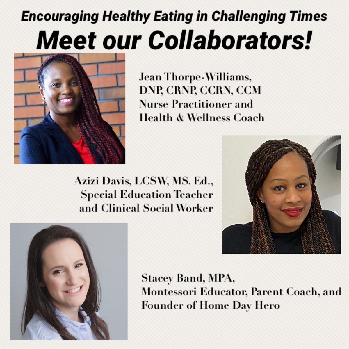 homedayhero's tweet photo. 💻Encouraging Healthy Eating in Challenging Times:  Zoom on December 13th, 7 p.m. EST 💲24.99. Includes: great resources and chances to win some SWEET giveaways! Can’t attend live? Register anyways, the REPLAY will be available next week! 
https://t.co/PkaT1GlATf https://t.co/SKaorND743