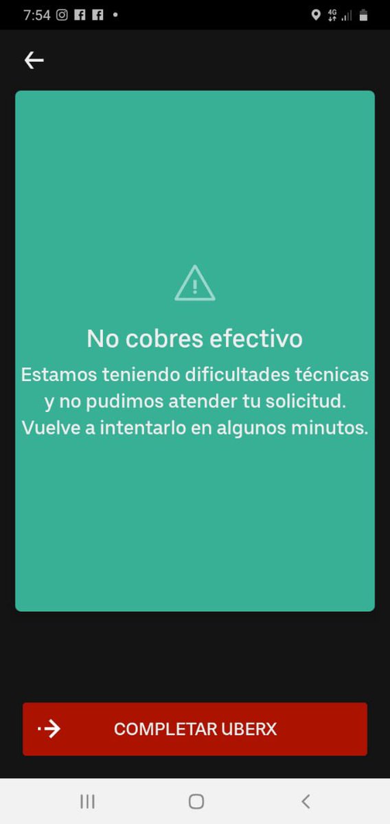 MauricioMMassa's tweet photo. @Uber_MEX la aplicación está fallando, entre que no deja cobrar efectivo y con tarjeta marca error. Esto en #Monterrey https://t.co/PBWdVEZlGw