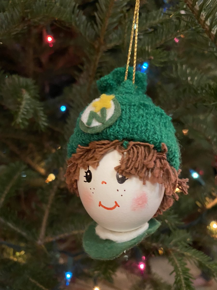 <a href="/Buccigross/">BucciOT.Com</a> My old school homemade eggshell North Stars ornament.  I can’t believe it lasted 43 years!