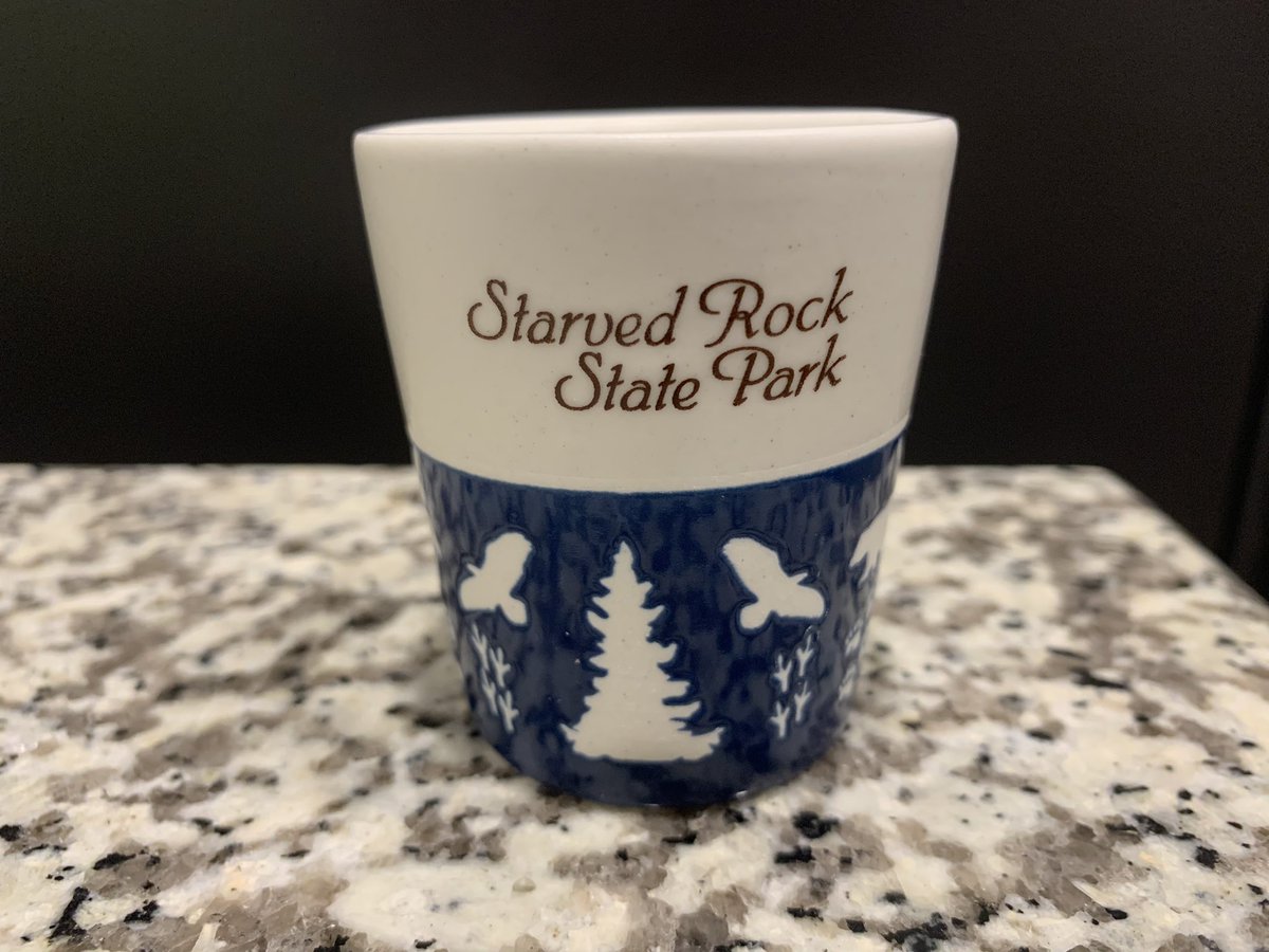 Day 41: In lieu of travel I’d like to do a tour of past trips via shot glasses. This was from a pretty state park in central Illinois. Really neat.