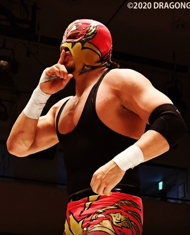 Diamante- ok idk deep abt lucha libre pls don't kill me- (guy) diamante- big dude, moves quick- really a powerhouse- worked some nooj & ajpw shows WHAT- apparently was a bbyface in mexico?- but now he's in r.e.d.- diamante pls free ur muscles- also good hair