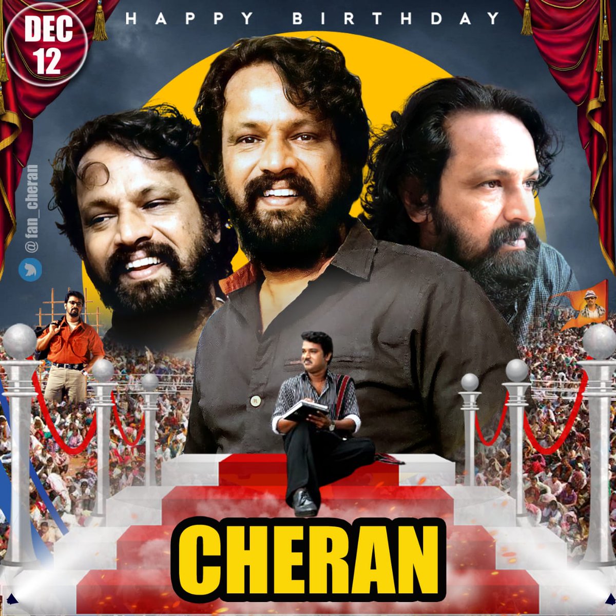 satheeshdreamer's tweet photo. இனிய பிறந்த நாள் வாழ்த்துகள் @directorcheran ���ார் 🎂🎊🎉 https://t.co/0HwF4kWi0j
