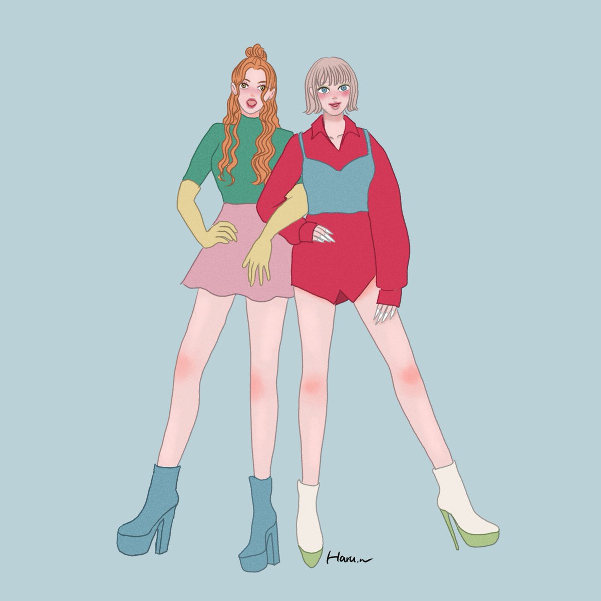 Twitter Harune على تويتر 足長すぎた イラスト Illustration T Co Zdqc1cvwtb