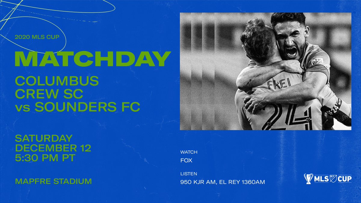 SoundersFC's tweet photo. 💚 LET'S GOOOOOO 💙

#WiredTogether | #MLSCup https://t.co/vMjsJ89QYP