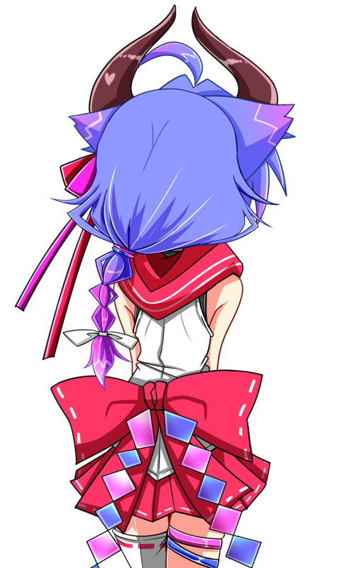 りんどう ミコトちゃんの後ろ姿完成しましたーご自由にお使いください