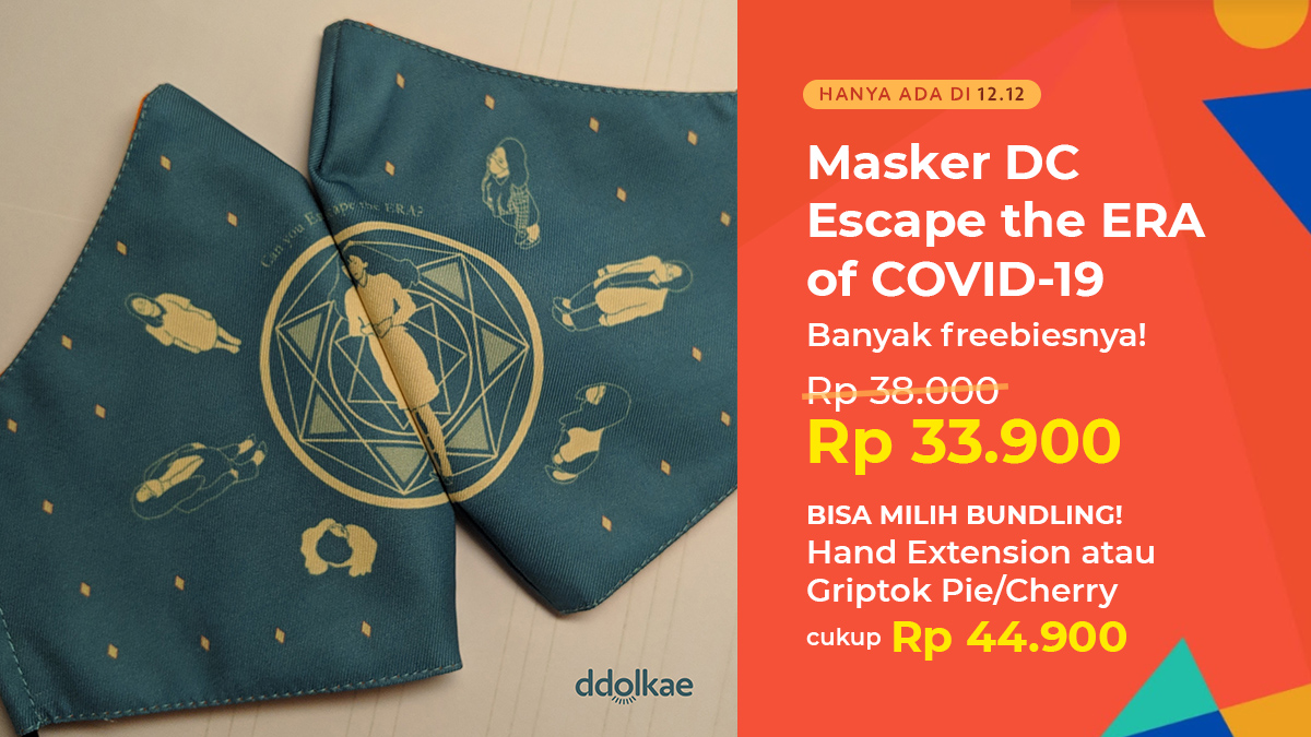 ddolkae's tweet photo. Nah, ini yang ditunggu-tunggu! Masker Escape the ERA sedang proses produksi untuk restock nih. Jangan lewatkan pre-ordernya dan dapatkan harga khususnya :)
#ddolkae #드림캐쳐 #Dreamcatcher
#kpopmask #maskerkpop #Shopee1212 https://t.co/VzJhitsG6R