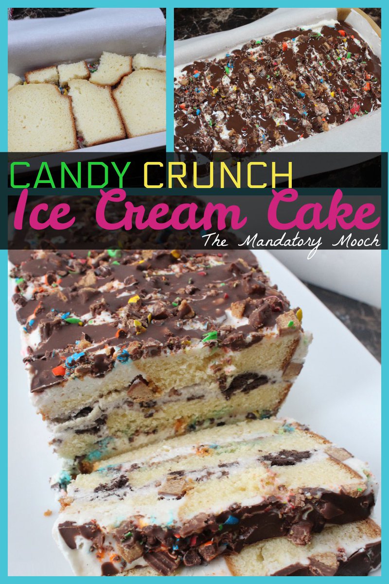 #ChristmasSweetsWeek is finishing up.  This Candy Crunch Ice Cream Cake is the perfect way to end the week.  It combines all of your favorite flavors into one dessert. 
mandatorymooch.com/2020/12/candy-…
