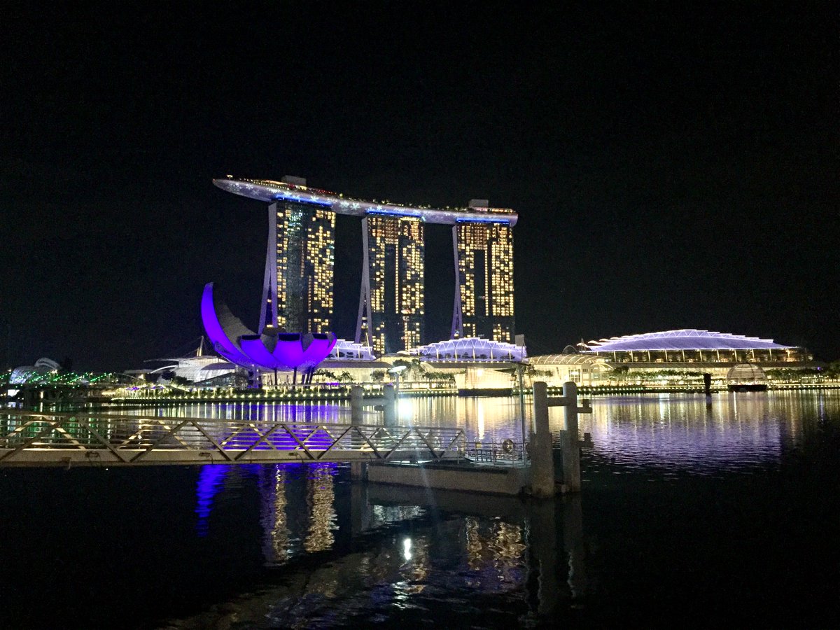 In the evening  @eisakuken brought us to a fancy restaurant and it was the most expensive meal I've had in a long time. But the view was great!
