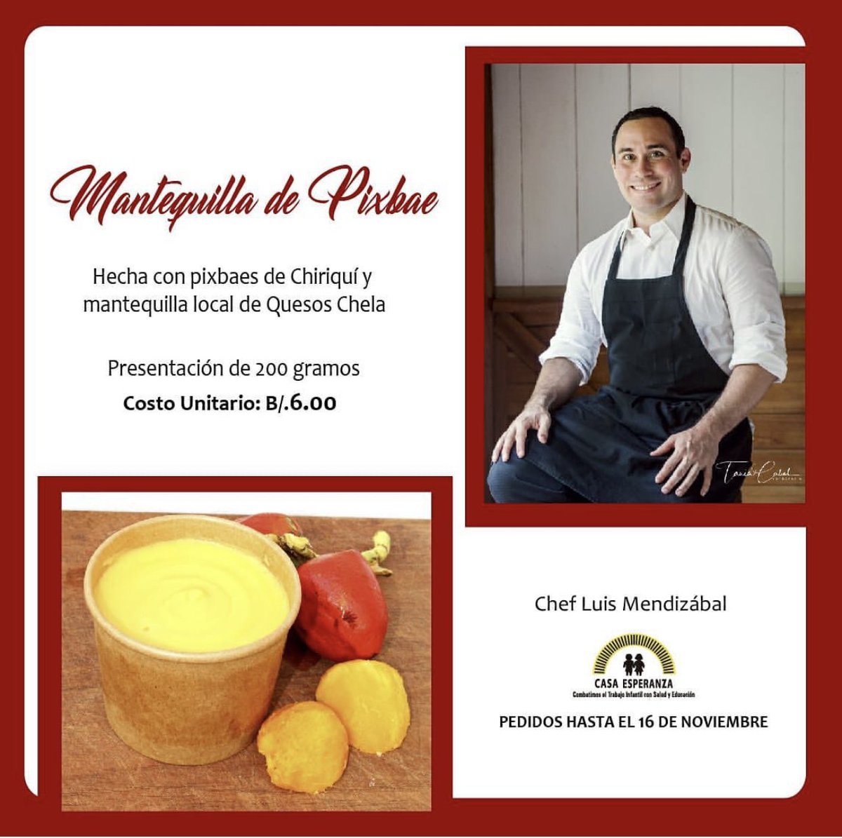 .<a href="/lmendizabalchoy/">Luis Mendizábal Choy</a> que locura la mantequilla de pixbae.  Por favor avisar cuando tengas más. Se vendieron todas.