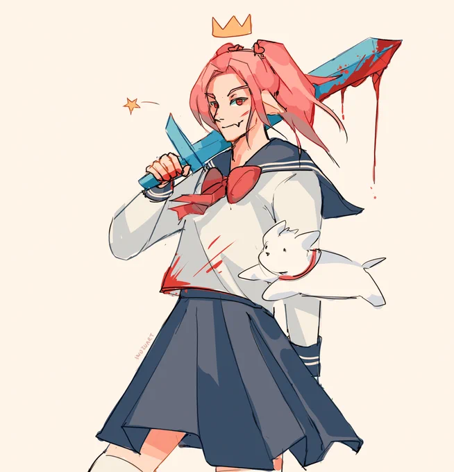 tw // blood 

hello ? my name is techno chan ✨ and i love stabbing ?orphans ? uwu  ???✨

#technofanart 