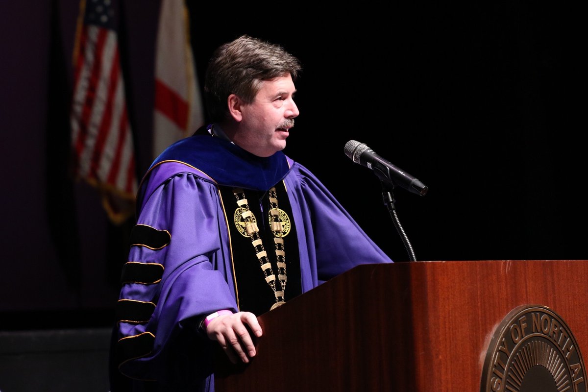 north_alabama's tweet photo. Congratulations to the graduates of the Anderson College of Nursing and the College of Education and Human Sciences! We are so excited to celebrate this milestone with you. And thank you, Dr. Bishop, for sharing your wisdom with our newest alumni. Roar Lions! 🎓 https://t.co/UUR68Zup96