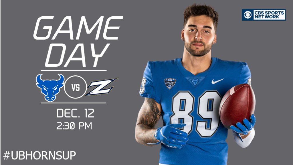 UBFootball's tweet photo. Home finale 🤘

📍UB Stadium
🏈2:30 pm
📺CBS Sports Network
📻ESPN 1520 https://t.co/P1t3EoBQwY