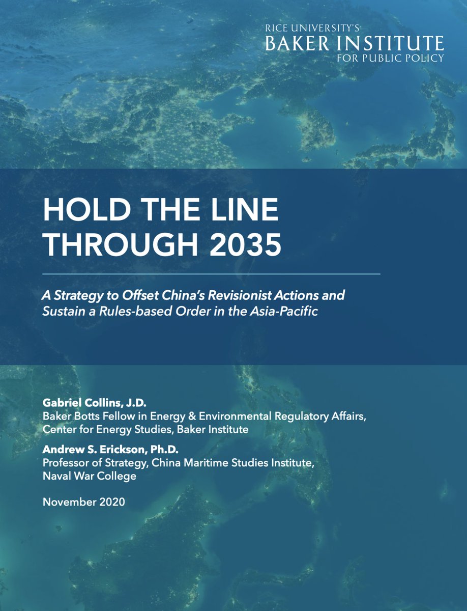  #BIGPICTURE— #MYTAKE w/ Gabe Collins  @CES_Baker_Inst  @BakerInstitute  @RiceUniversity:Beijing seeks to use largesse to create dependence. Transactional approach is only as strong as the hard power underwriting the latest financial incentives it dispenses. https://www.bakerinstitute.org/media/files/files/1e07d836/ces-pub-asiapacific-111120.pdf