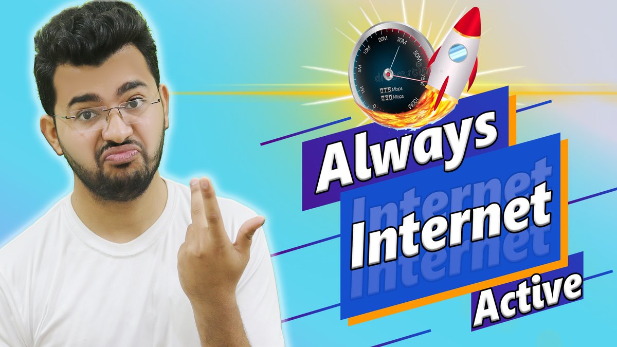 TipsTechnology_'s tweet image. انٹرنیٹ کنکشن ہمیشہ کنکٹ | How to Activate Internet for Always youtu.be/sFSZw1hyLIc via @YouTube