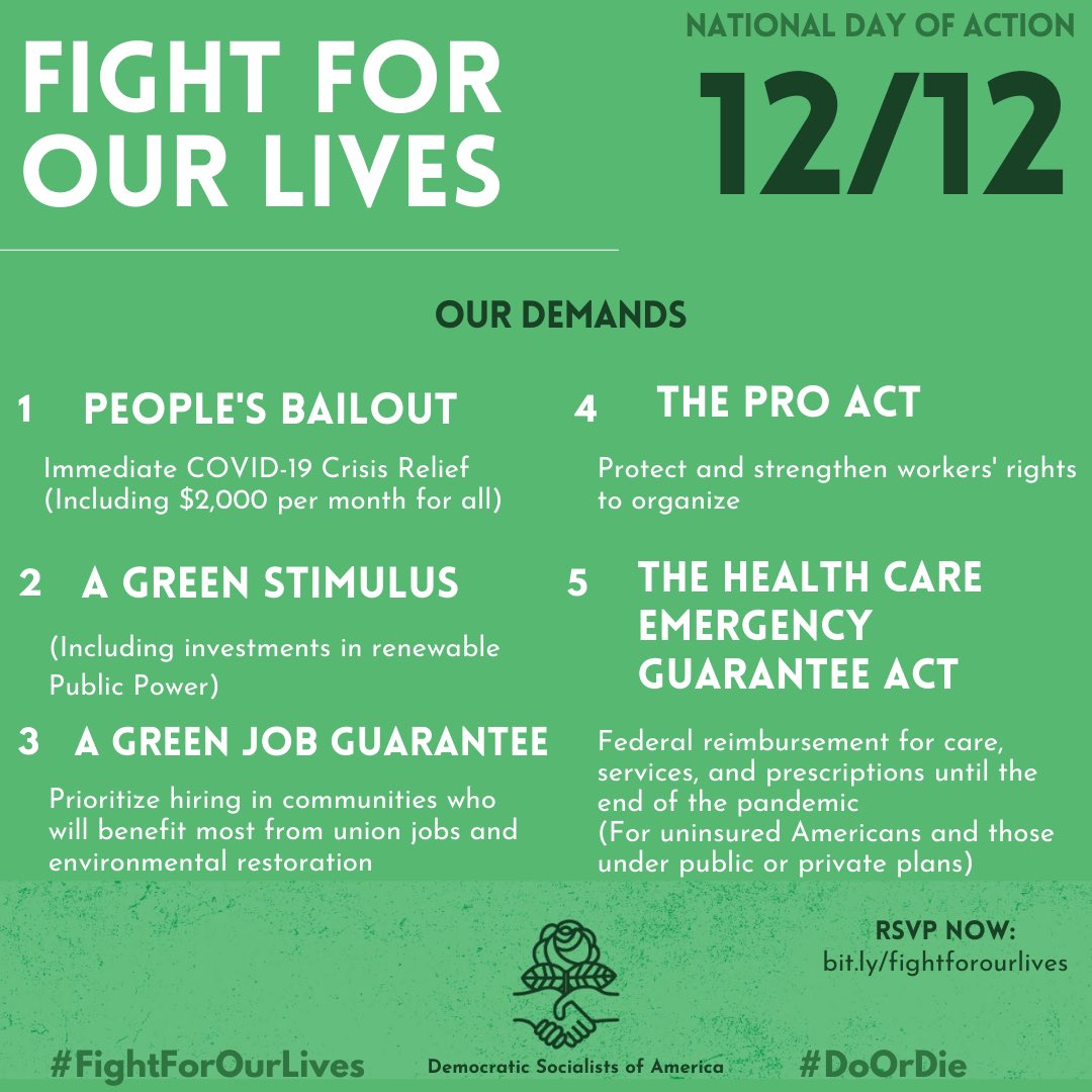 The COVID-19 pandemic has killed almost 300k people. If we don’t address climate change now, climate change will kill far more people. @JoeBiden must support legislation that addresses climate change. There is no “planet B.” #FightForOurLives