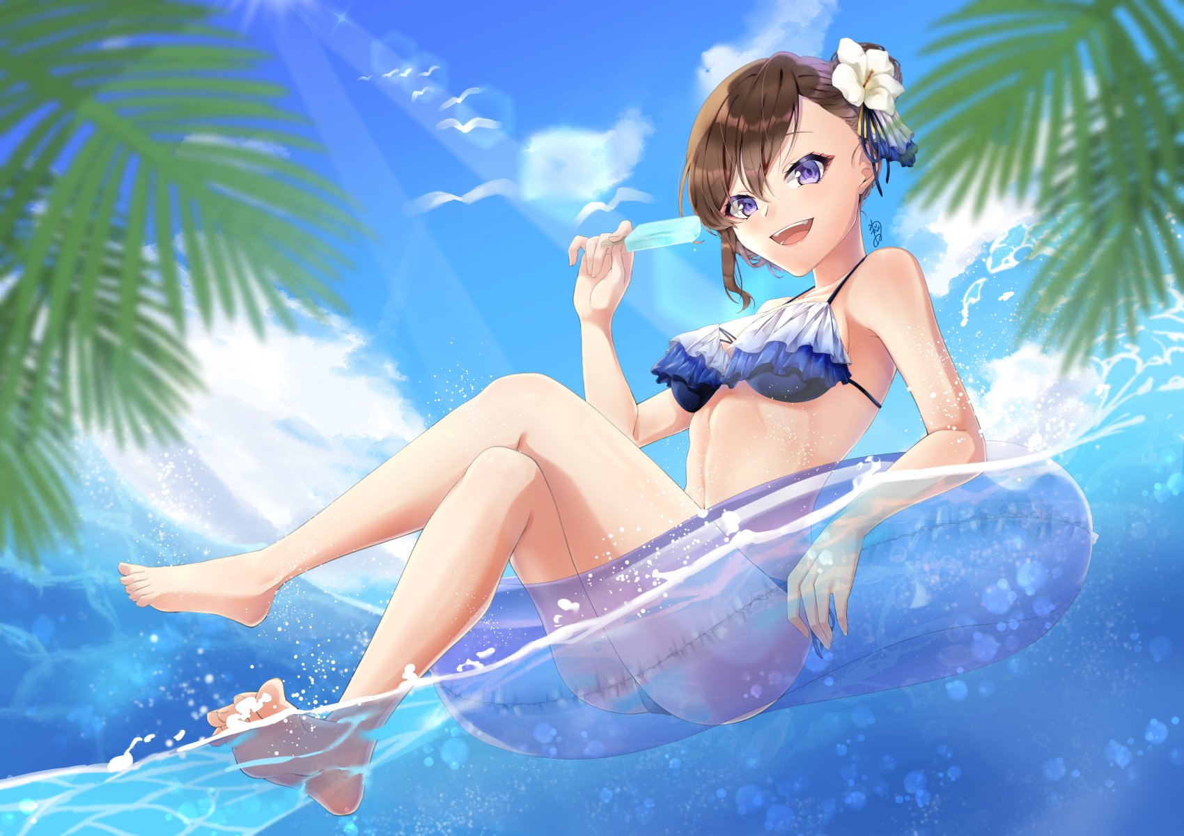 佐奏よい わかめ 夏 水着の女の子 創作イラスト オリジナルイラスト T Co Dh2koo40pq Twitter