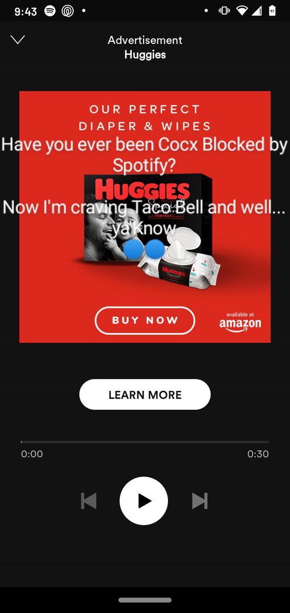 gin_jabeard's tweet photo. So... yea, this happened :/ #fyp #Spotify #FML https://t.co/v80eC8N4ty