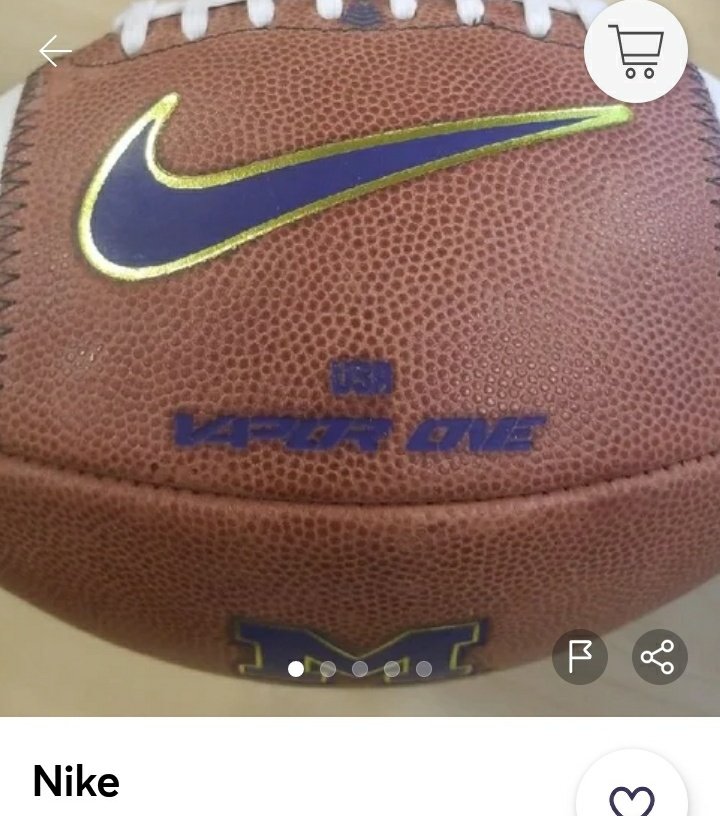 MgoKevin517's tweet photo. I really, really, really want this football, but just can't pull the trigger. #WantNotNeed #GoBlue https://t.co/GQjkbXSRW2