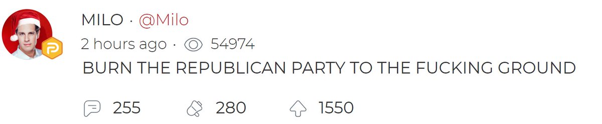 steinkobbe's tweet image. The mood is good over on Parler