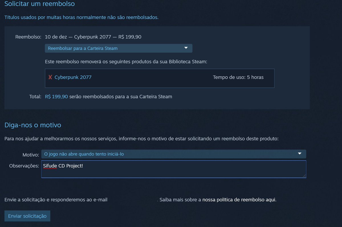 COMO PEDIR REEMBOLSO NA STEAM 