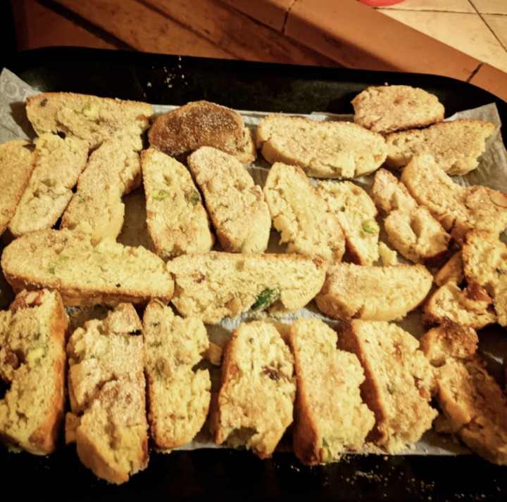 esotouric's tweet photo. Happy Hanukkah: the secret ingredient is pistachios on top of almonds. #mydayinla #itsnuts https://t.co/FxoVZtm1H7