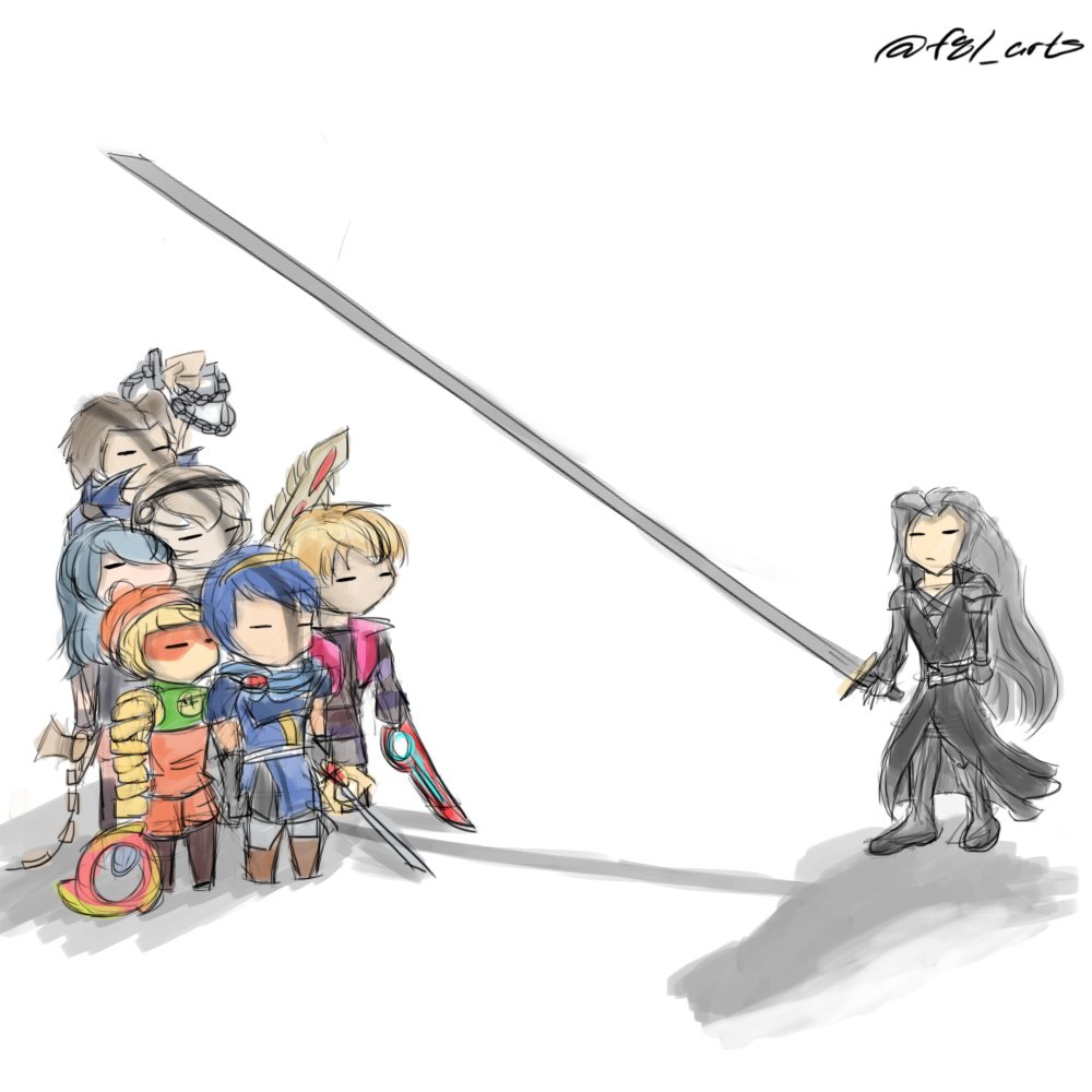 sadon0sama's tweet photo. The real distance demon @Sora_Sakurai
@NintendoAmerica

Art done on my other account @f8l_arts
#OneWingedAngel #Sephiroth #SmashBrosUltimate #SephirothInSmash https://t.co/dCrjGKLE0m