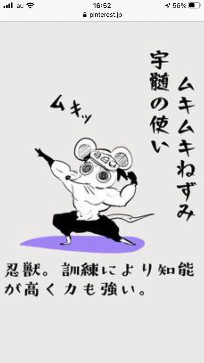 ムキムキねずみ