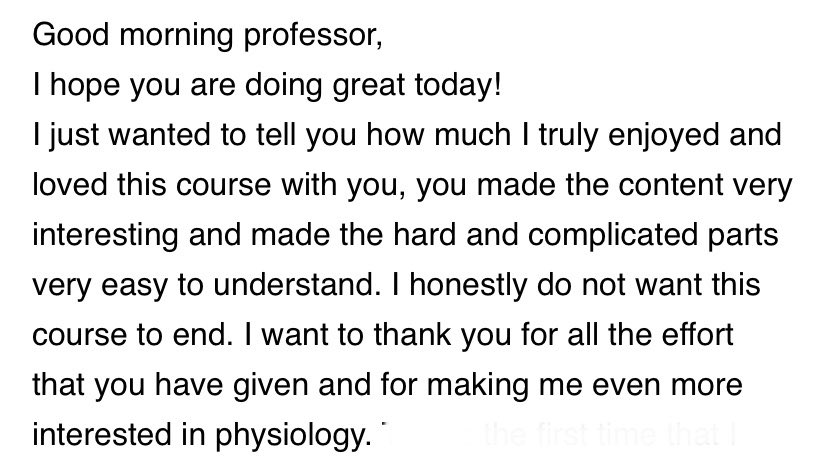 ProfNagham's tweet photo. You know every moment of hard work is worth it when you receive an email like this...#goals https://t.co/9QCm6IATG5