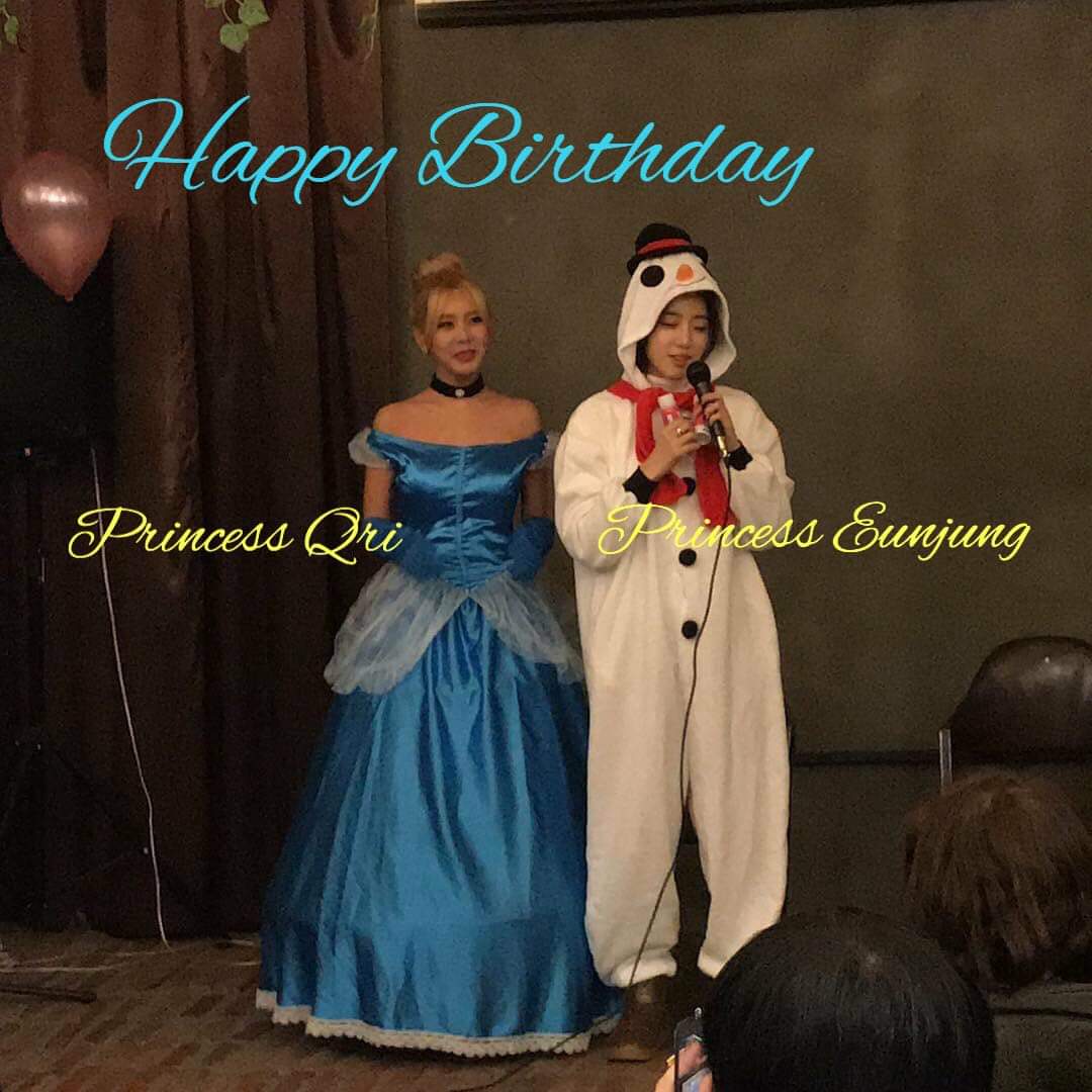 Memory191109P's tweet photo. 12.12 생일 축하합니다 🎂🕯️💐🎁
HBD to two beautiful queens,wish you all the best 🥳 I hope in the future to see the two of you on stage (with the rest of the members),I luv both of them❤️
건강 조심하고 행복한 한해를 보내시기 바랍니다!! 
#Qri #EunJung #큐리 #은정 #HappyHahmKyulDay https://t.co/YD01bO9Ct5