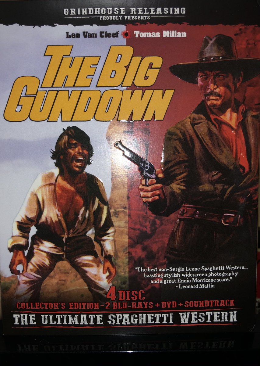 DECEMBER 11: Did someone order a plate of spaghetti? Tonight’s  #Deucember feature is our first  #spaghettiwestern! Starring Lee Van Cleef and Tomas Milian, it’s THE BIG GUNDOWN (dir. Sergio Sollima, 1967)  @GCDB  @GrindhouseFilmTonight I’ll be screening the U.S. Extended Version
