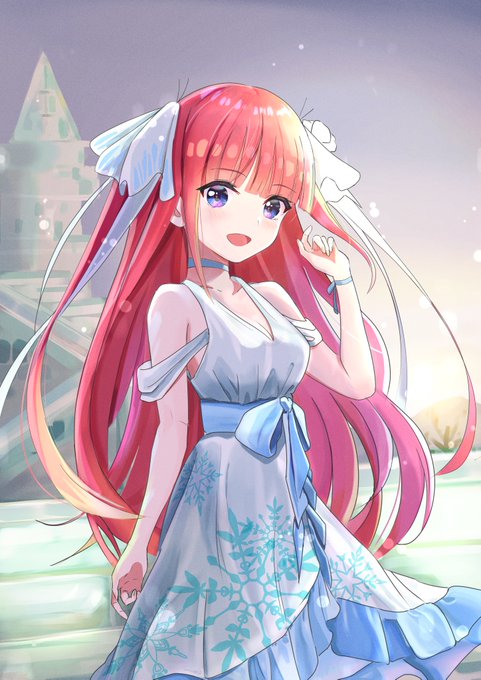 フェイさんがTwitterに投稿した中野二乃(五等分の花嫁)のイラスト。