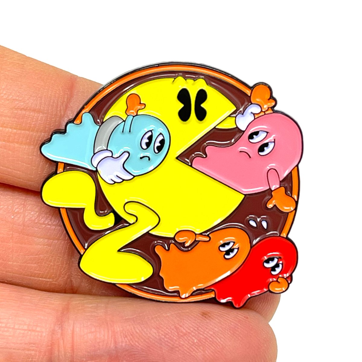 Canvas_Quest's tweet photo. New release: Pac-Man chomping Blinky, Pinky, Inky and Clyde, arcade art 1.5โ pin & magnet Available at: https://t.co/ojDOfnxwg8
#pacman #arcade #pacmanart #arcadeart #arcadepin #pacmanarcade #killscreen #enamelpins #pinstrong #classicarcade #retrogaming #retrogames #retrogamer https://t.co/fSThEGLLIY