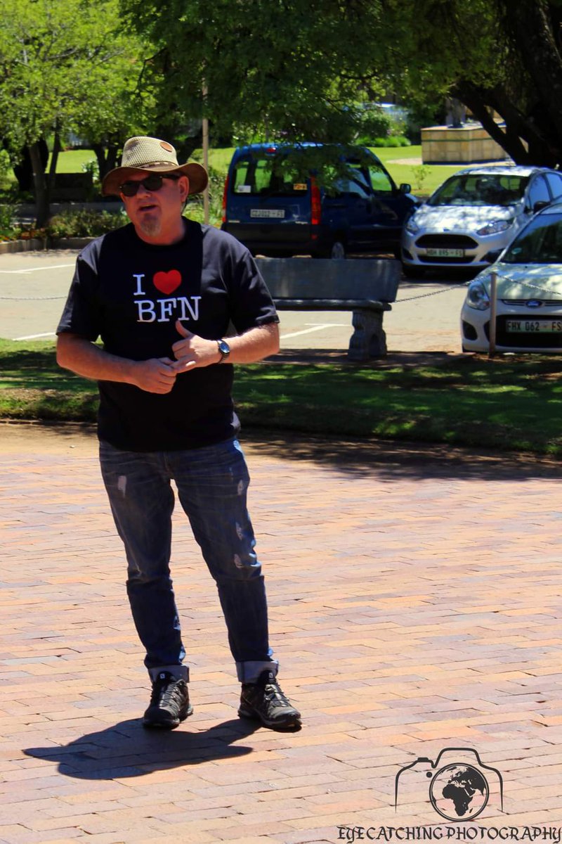 Tour guiding is my hobby in my hometown #Bloemfontein #ilovebloem