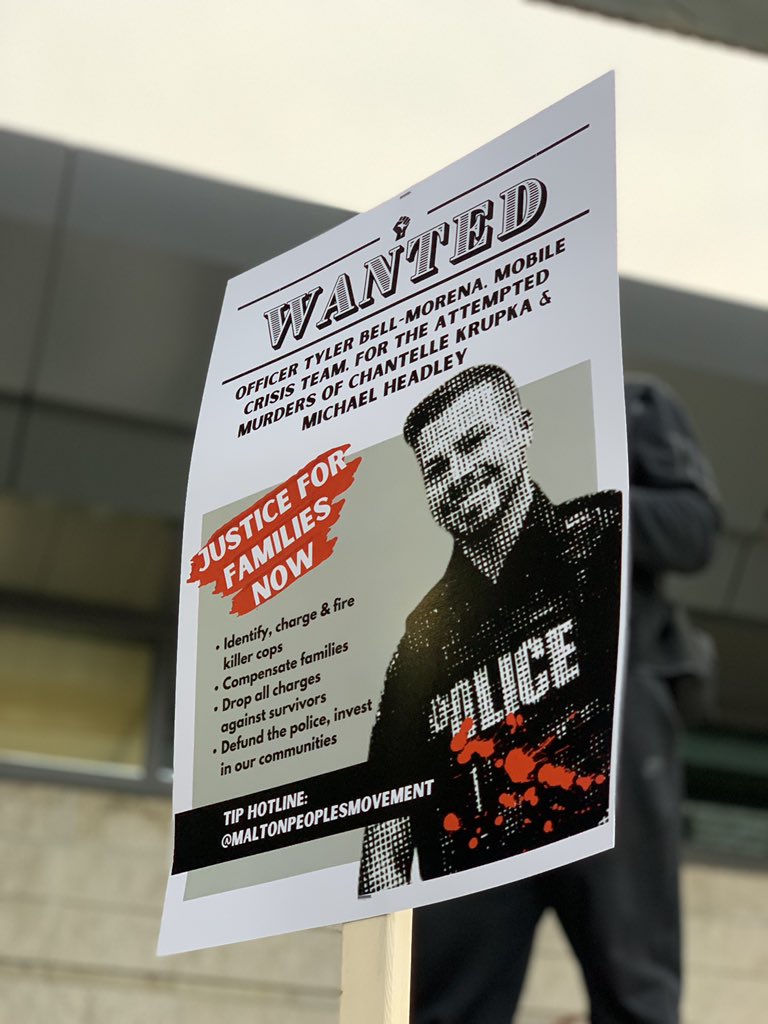 We heard the families and survivors today reignite demands to:Identify, charge & fire killer copsCompensate familiesDrop all charges against survivorsDefund the police, invest in our communities