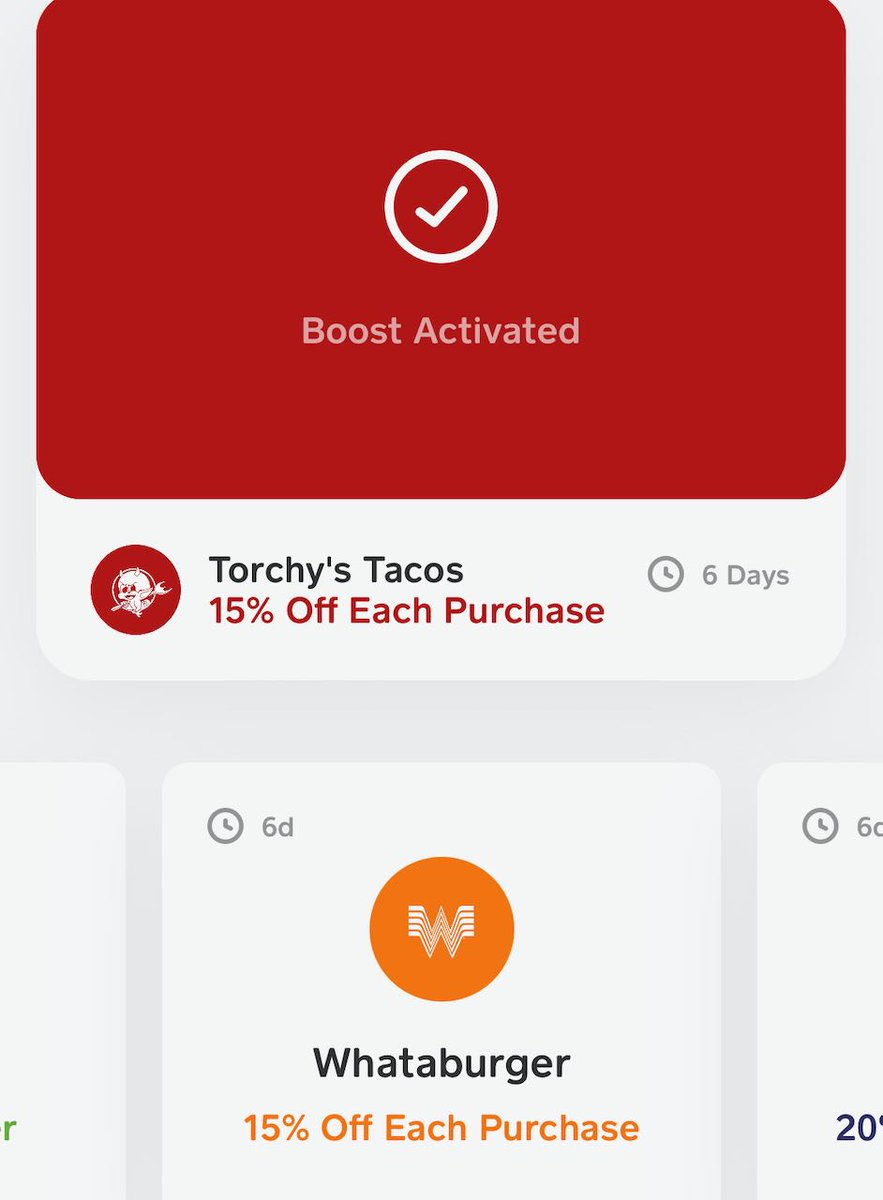 1frugalreality's tweet photo. Cash App Boosts save 15% and more at places such as Torchy’s Tacos &amp; Whataburger, 10% off at @ChickfilA
#cashappfriday #FreebieFriday

https://t.co/yBuvmSpM8B https://t.co/ISFEyuAZlD