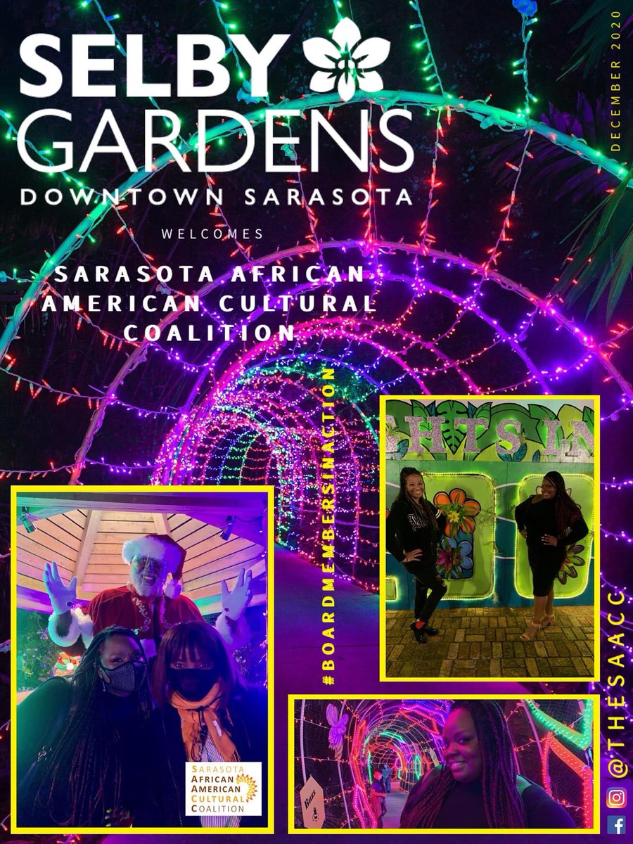 Needing weekend plans? Do yourself the incredible favor of going to (safely) see Lights in Bloom!! 

#boardmembersinaction #sarasota #NewtownAlive #saacinc #selbygardens #lightsinbloom🎄