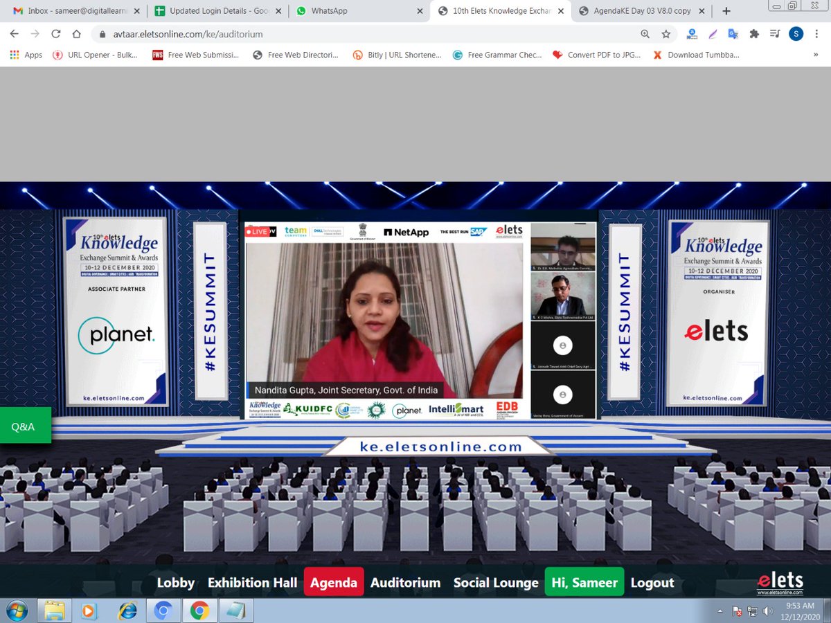 egovonline's tweet photo. Nandita Gupta, Joint Secretary (P&FCI) Ministry of Consumer Affairs, Food & Public Distribution, @GovtOfIndia_ - "We are working to connect all warehouses on one online platform"
#EletsKE #KESummit #EletseGov #eletsonline
To attend: https://t.co/p6x5DMpOF7
@ArpitKGupta https://t.co/ZsuLyXTP3T